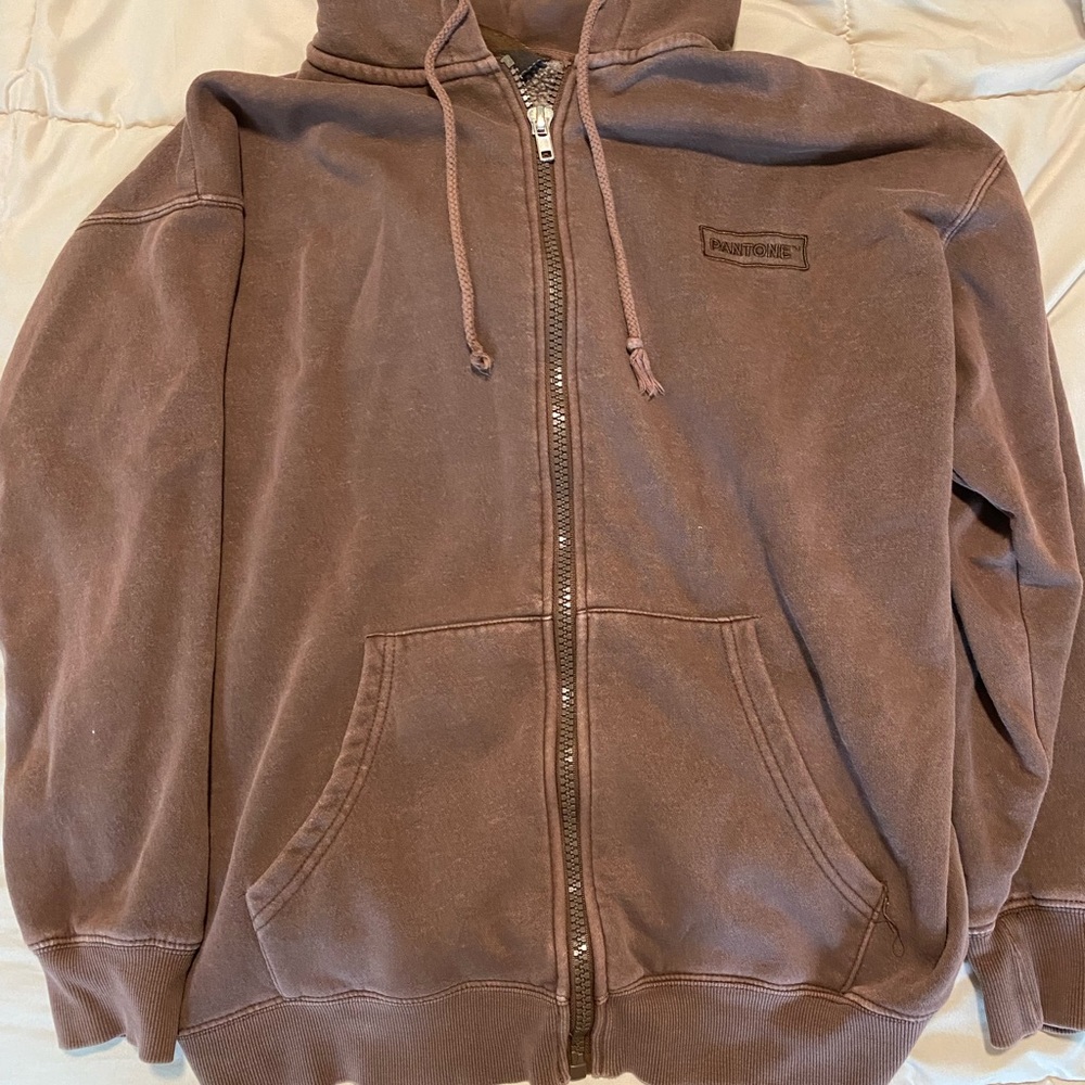 Brown Zip Up